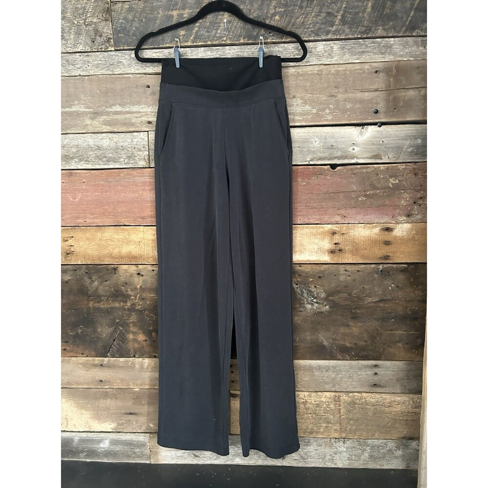 Athleta Venice High Rise Wide Leg Pant Black | Size Xs